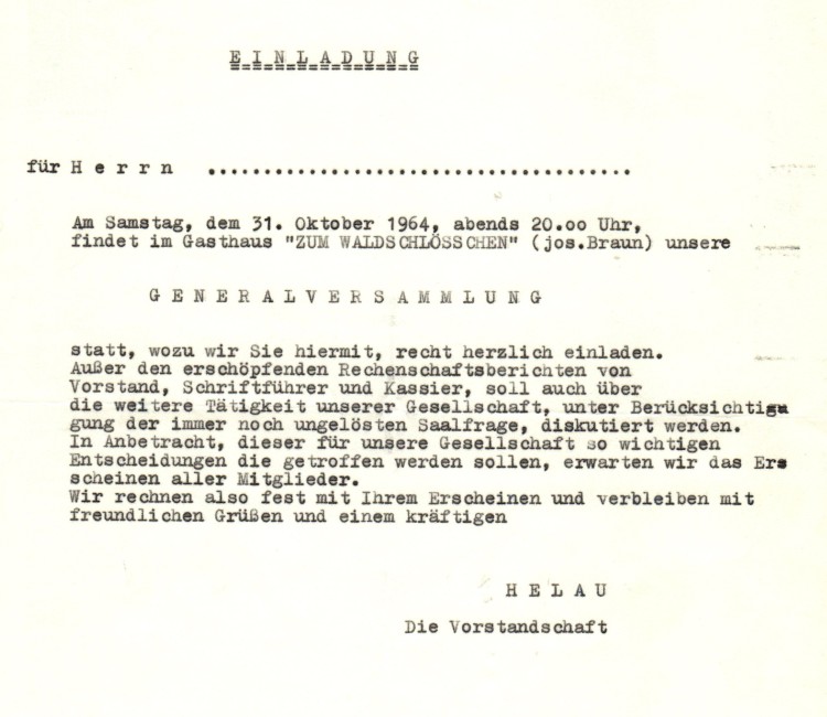 mitgliederversammlung