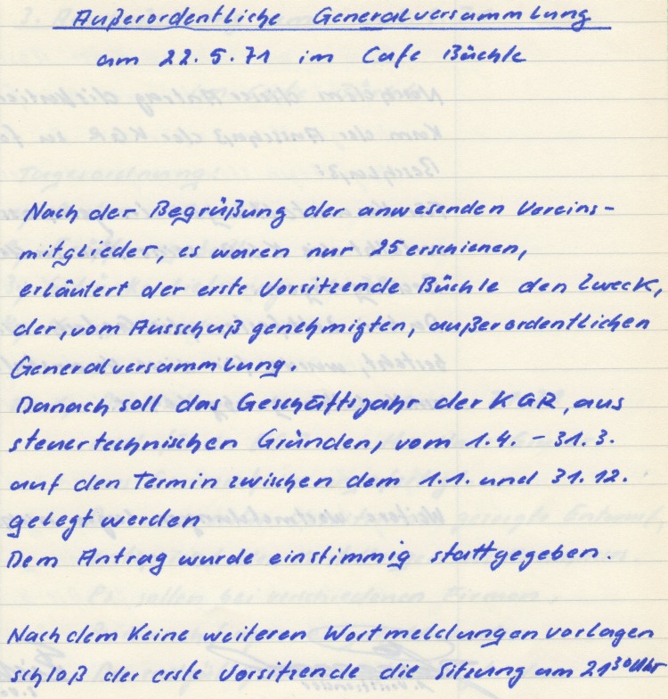 mitgliederversammlung