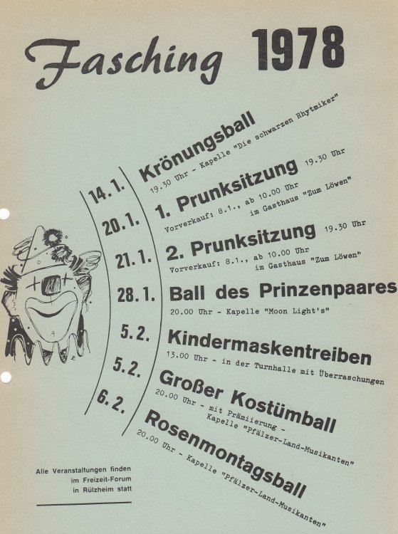 Werbung der Saison 1978