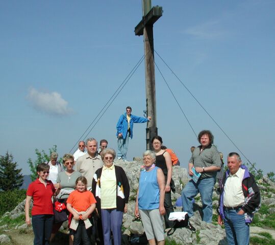 Am Gipfelkreuz