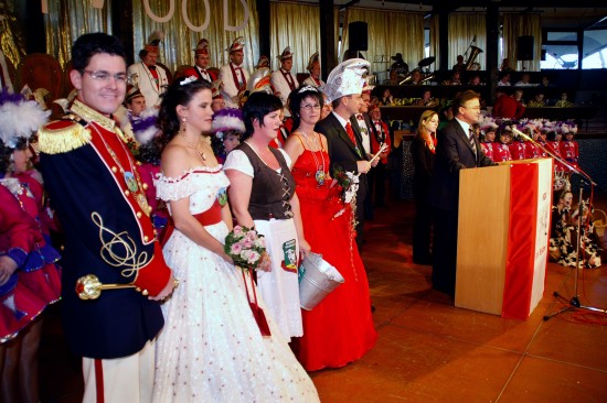 Begrüßung mit Prinzenpaare