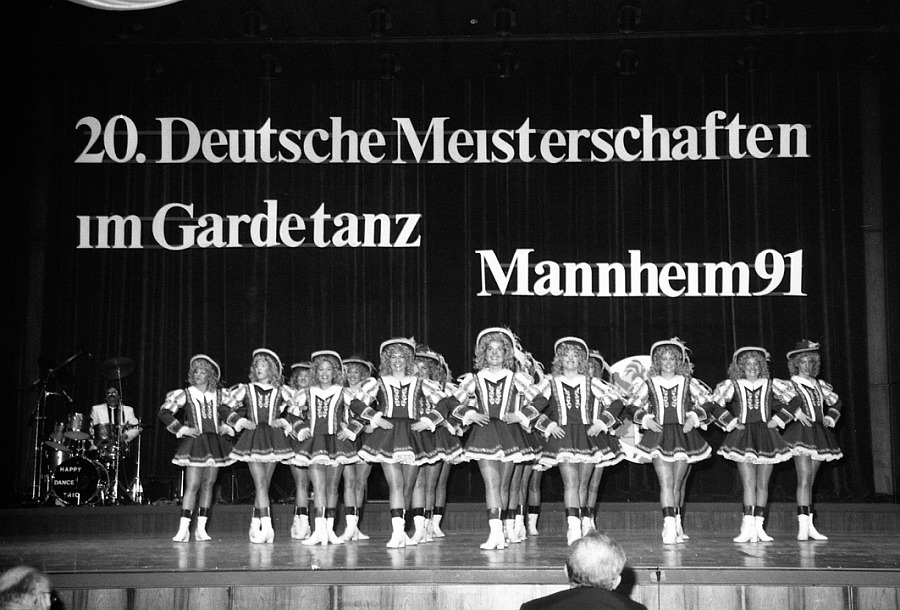 1991 - Stechergarde bei der Deutschen Meisterschaft