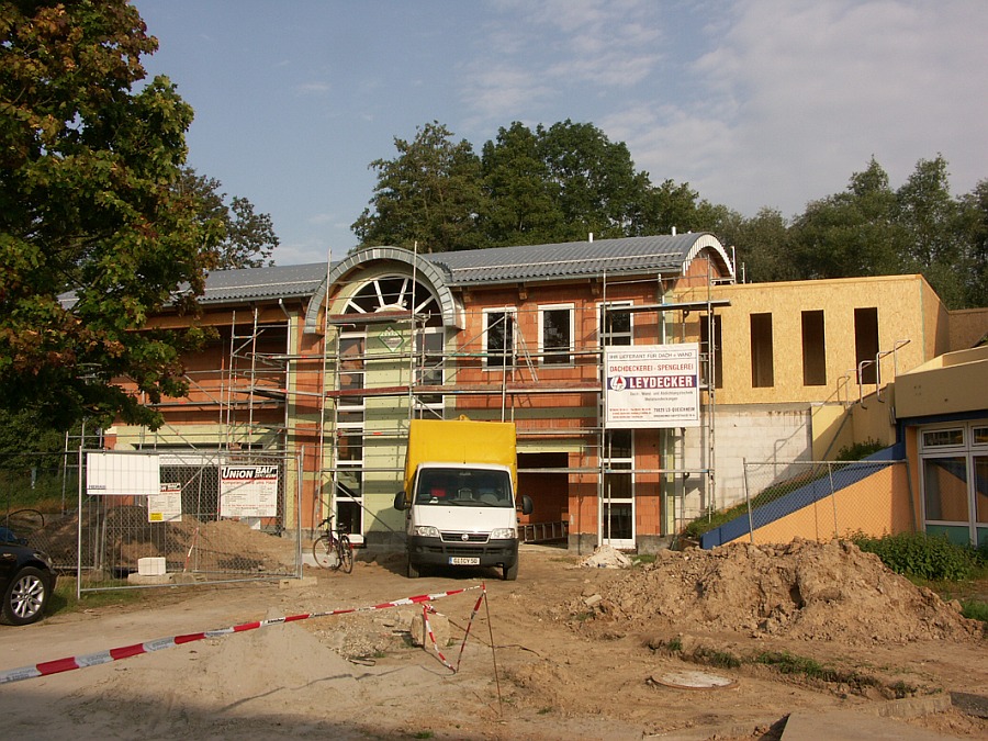 Die Baustelle am 23. September